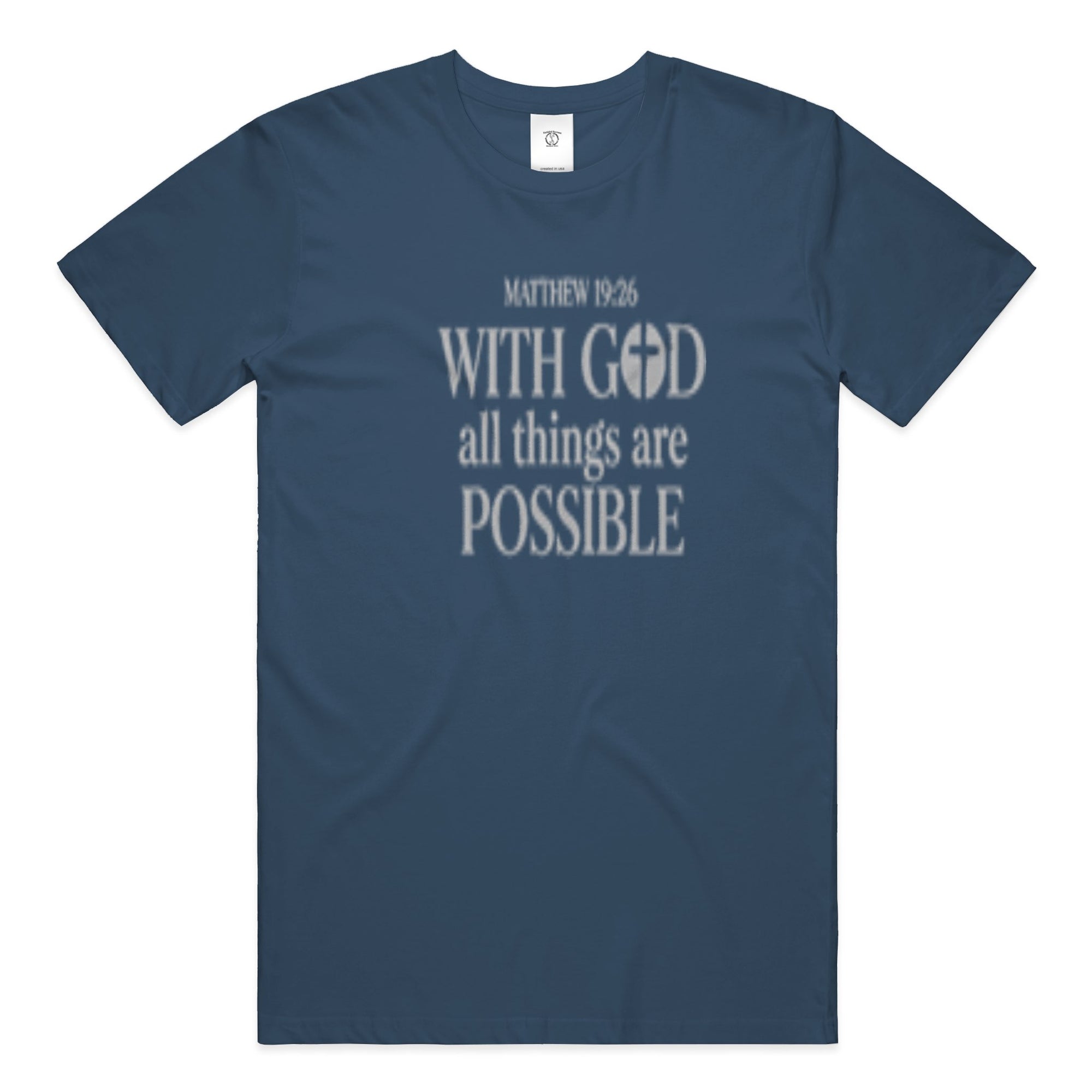 Matthew 19:26 (Heavyweight T Shirt)