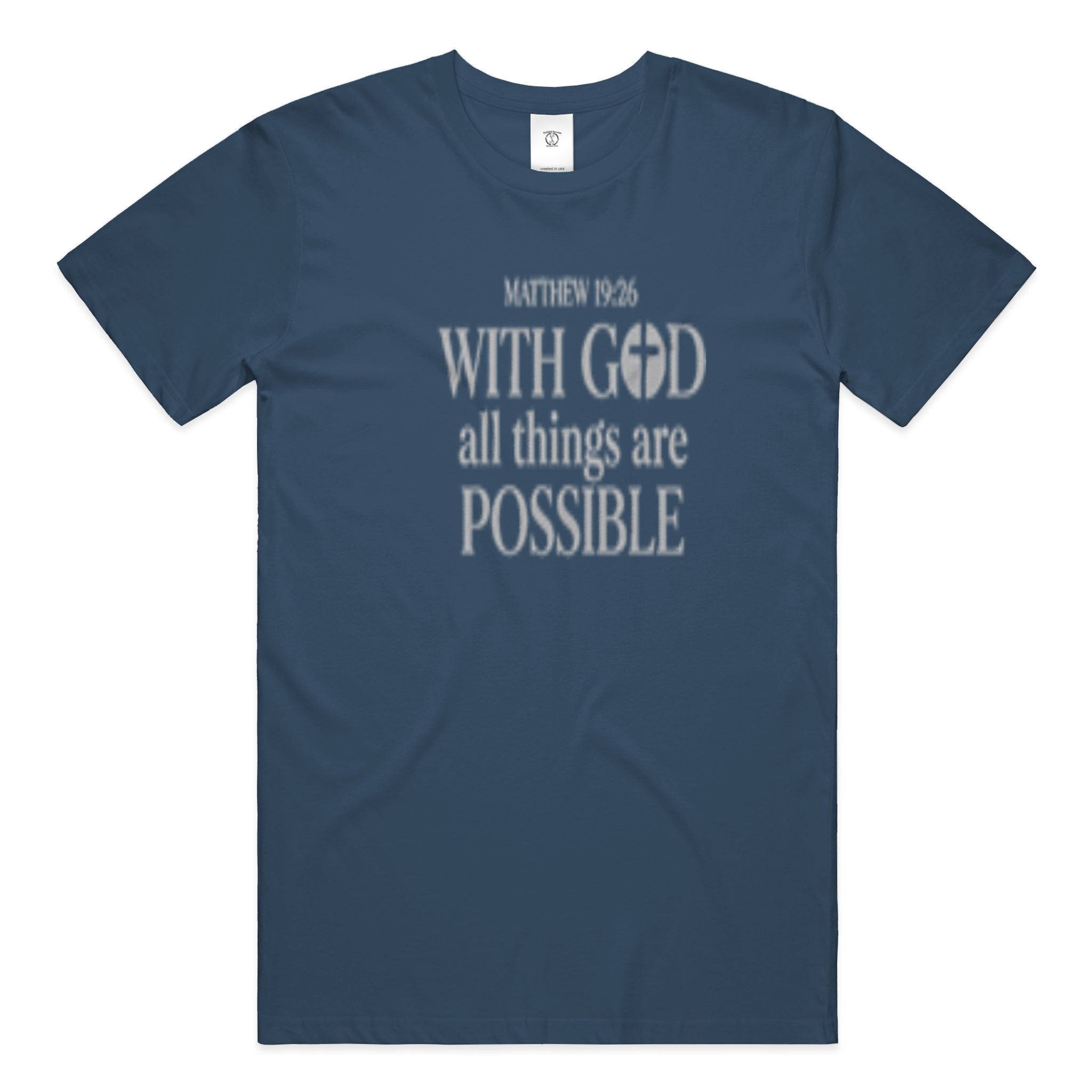 Matthew 19:26 (Heavyweight T Shirt)
