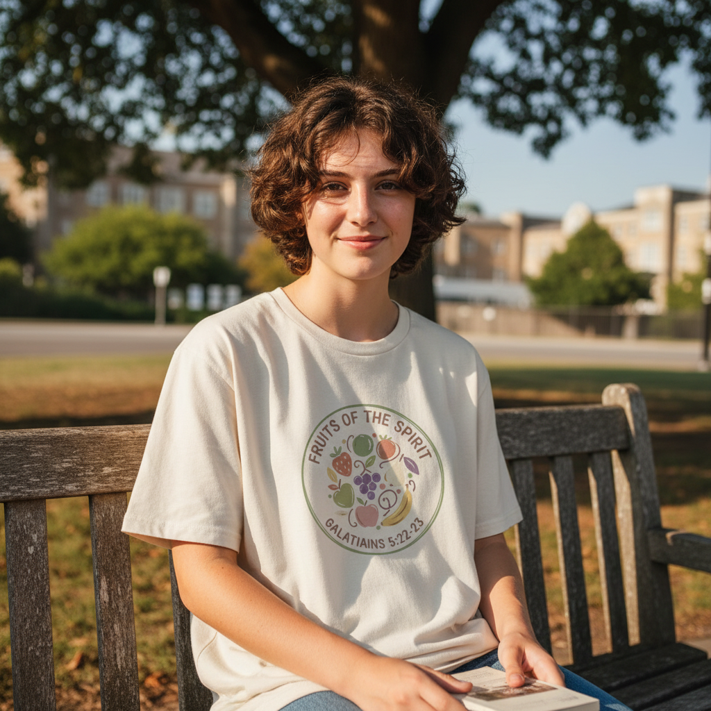 Galatians 522-23 Heavyweight T Shirt