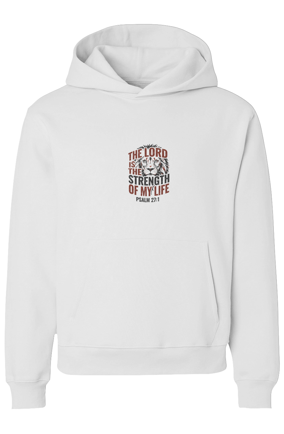 Psalm 27:1 (Unisex Heavyweight Hoodie)