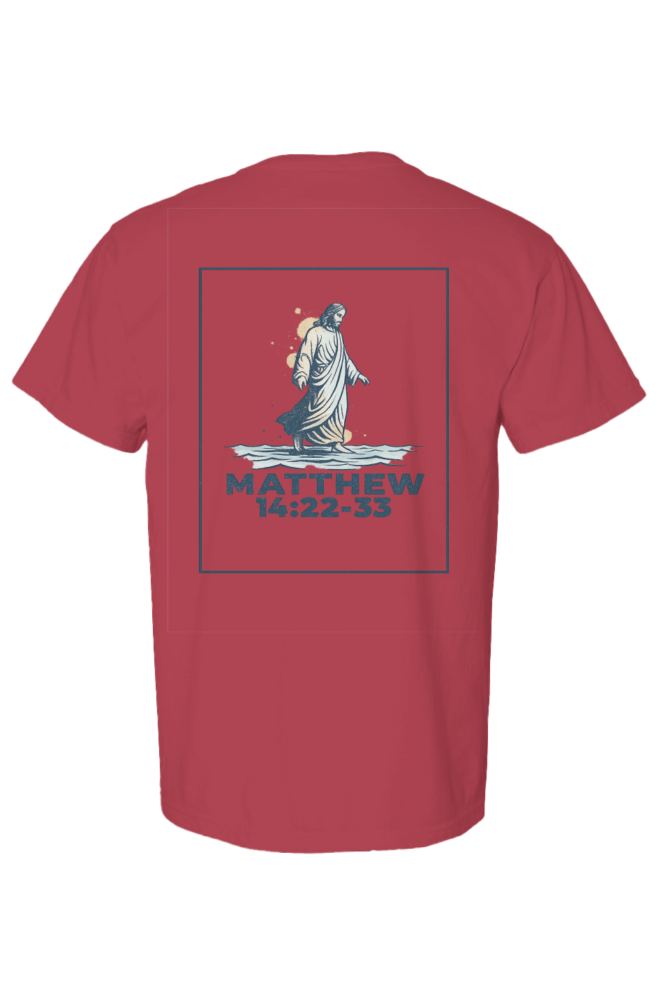 Matthew 14:22-33 (Heavyweight T Shirt)