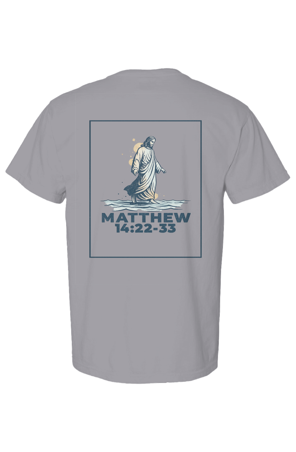 Matthew 14:22-33 (Heavyweight T Shirt)