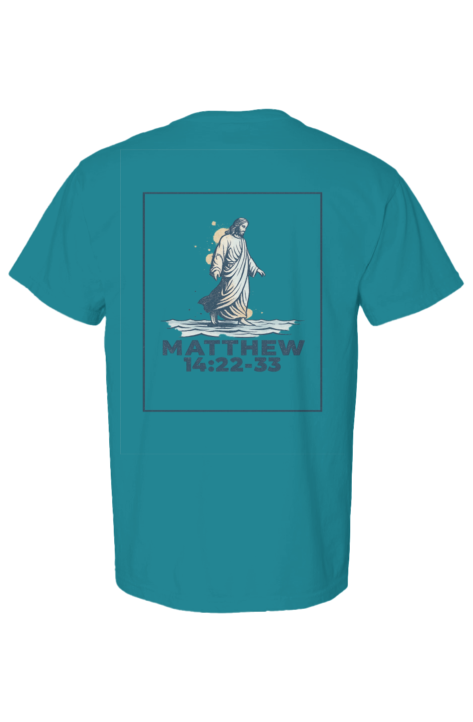 Matthew 14:22-33 (Heavyweight T Shirt)